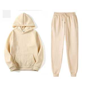 Sudadera con capucha amarilla con bolsillos Mangas largas Cintura ajustable Patrón sólido Chándal para invierno Transpirable - Product Image 4