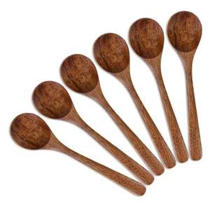 Vente chaude couverts modernes couverts en bois haute exigence cuillère à fente et cuillères de service occasion de fête bas prix - Product Image 1