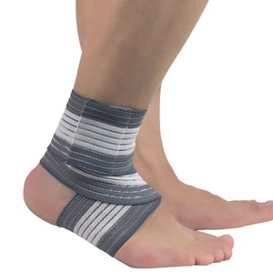 Correa de tobillo elástica ajustable con accesorio de cable de anillo D diseñado accesorios de gimnasio de entrenamiento de compresión - Product Image 5