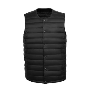Chaleco acolchado cálido para hombre, chaqueta sin mangas de invierno, calentador de cuerpo ligero, ropa para exteriores - Product Image 1