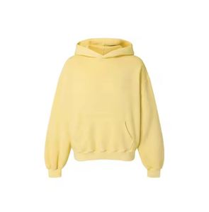 Vente en gros 2025 Pull Over Hoodies Hommes Heavy Distressed Hoodies Surdimensionné Pierre Vintage Washed Hoodie Blanc À La Mode - Product Image 1