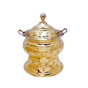 Top Quality <b>Buffet</b> Chafing Dish Gold Plated Finishing Chafing Dish Restaurant Equipment With Burner Stand Chafing Dish - Product Image 2