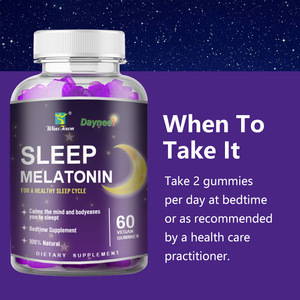 Suplemento Natural Antioxidante Orgánico con Vitamina B12, Vitamina D3, GABA, L-Teanina, Azafrán, Ashwagandha Ksm66 en Gomitas para Dormir - Product Image 6