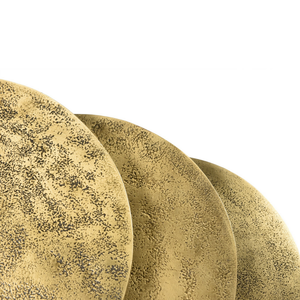 Handmade Modern <b>Round</b> Coffee <b>Table</b> Durable Brass Finished Metal for Enhancing Living Room Home Office Hotel Restaurant Decor - Product Image 2