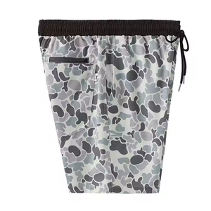 Hot Selling <b>Men's</b> 100% Cotton Casual Swin <b>Shorts</b> Quick Dry With Solid <b>Pattern</b> Eco-Friendly Digital Printing-Low Price! - Product Image 4