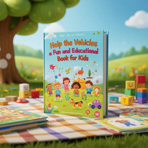 Help the Vehicles a Fun and <b>Educational</b> <b>Book</b> for Kids - Product Image 3
