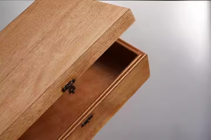 Boîte en bois et boîte d'incrustation de résine 100% bijoux imprimés de luxe en os de corne naturelle par artisanat en croissant - Product Image 3