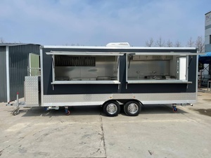 รถพ่วงขายอาหารเคลื่อนที่แบบ Tandem-Axle ขนาด 20 ฟุต รุ่นใหม่ พร้อมหน้าต่างเสิร์ฟอาหารคู่ และภายในสเตนเลสสตีลสำหรับจัดเลี้ยง - Product Image 4
