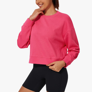 Sudadera de mujer personalizada con bordado de impresión de logotipo Ropa informal personalizada OEM ODM Proveedor directo de fábrica del fabricante - Product Image 4