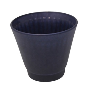 Vente en gros de bougeoirs votifs de luxe de forme ronde faits à la main en verre personnalisé bougeoir à revêtement blanc pour la décoration intérieure - Product Image 3