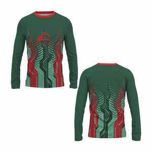 100% Polyester hommes grande taille tir basket-ball sport chemise à manches longues sublimé imprimé respirant vêtements d'été - Product Image 6