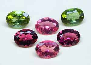 Todo el lote facetado de turmalina múltiple natural Turmalina de forma ovalada Increíble turmalina natural colorida El tamaño disponible es de 7x5mm - Product Image 6