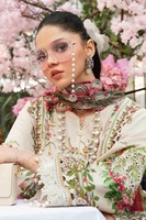 Ssumaira présente des robes Anarkali en soie Maria B imprimées, en trois pièces, avec un dupatta, de haute qualité, luxueuses, pour les occasions formelles et les fêtes.