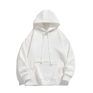 เสื้อฮู้ดดี้แบบสวมหัวทรงปกติ สวมใส่สบาย สไตล์วินเทจ สีพื้น ผ้าฟลีซอุ่นๆ สำหรับฤดูหนาว  รับผลิตตามแบบที่ต้องการจากโรงงาน - Product Image 6