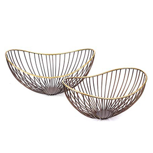 Corbeille à fruits en fer forgé, panier d'ustensiles de cuisine, panier de comptoir, panier de ferme, panier de rangement, panier polyvalent - Product Image 3