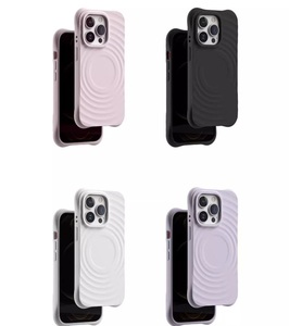 เคสโทรศัพท์ซิลิโคน TPU ลายคลื่น3D หรูหราบางเฉียบแม่เหล็กกันกระแทกฝาครอบมือถือสำหรับ iPhone 16 PROMAX 16 PLUS 15 14 13 - Product Image 5