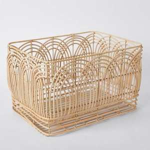 Natural Rattan Storage <b>Basket</b> Wicker Handmade Cane <b>Baskets</b> Lowest Price Hot Trend Home Decorations Made in Vietnam by VgreeArt - Product Image 4