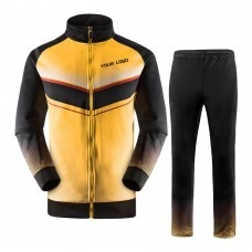 Survêtement de football respirant personnalisé pour hommes, ensemble d'équipe de football avec imprimé à séchage rapide et jogging - Product Image 4