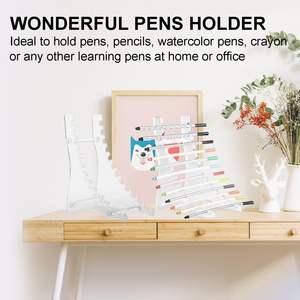 Organisateur de présentoir de couteau détachable en acrylique pour le stockage au détail du Logo d'autocollant de couteau utilitaire de fruits de poche - Product Image 4