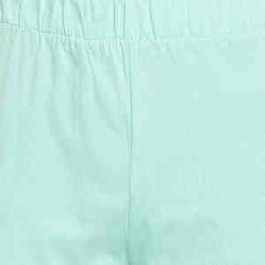 Ensemble de survêtement d'été 2 pièces pour femme, tricoté, décontracté, au-dessus du genou, manches longues, unisexe, couleur unie, avec t-shirt court, meilleure qualité - Product Image 5