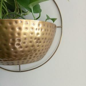 Pot de fleurs en laiton fait à la main pour la décoration de la maison et du jardin - Product Image 3