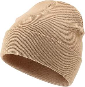Gorro para niños y niñas 100% de punto de lana con características de tela suave lazos-accesorio cálido de invierno para la playa - Product Image 4