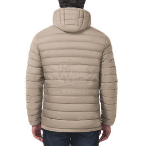 New Design Hooded Collar <b>Packable</b> Bubble Winter <b>Jackets</b> For Men Long Sleeves Full Zipper Men <b>Packable</b> Bubble Winter <b>Jackets</b> - Product Image 2