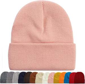 Trending Unisex Wool Blend Winter Street Style Jacquard Hats Soft Warm <b>Knit</b> <b>Beanies</b> Quick Dry Lightweight Adjustable - Product Image 6