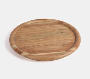 ขนาดที่กําหนดเองทําด้วยมือไม้เสิร์ฟจานอาหารค่ําไม้กระถินเทศชุดสามผู้ผลิตผู้ค้าส่งโรงงานขายตรง - Product Image 3