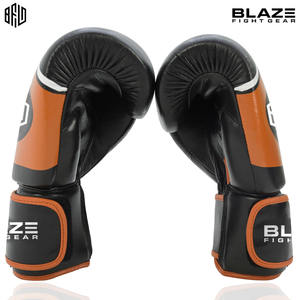 ถุงมือมวยแบบไทย8oz-16oz, ถุงมือชกมวยหนังแท้ถุงมือ MMA แบบซับเหงื่อออกแบบโลโก้ได้ตามต้องการ - Product Image 5