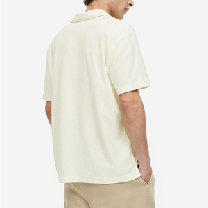 T-shirts pour hommes en coton de haute qualité, décontractés, uniformes personnalisés, t-shirts vierges pour le golf, polos pour hommes avec logo - Product Image 5