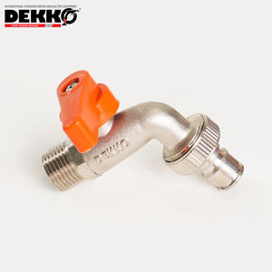 Fabricante de válvulas de grifo DEKKO, alta calidad, todo personalizado, proveedor de válvulas de jardín de aleación de zinc, grifo Bibcock, grifo de latón - Product Image 2