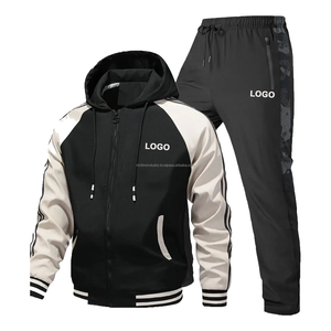 Ensemble de survêtement de maternité décontracté et sportif pour homme, imprimé, épais, avec capuche et pantalon, personnalisable, 100 % coton, automne-hiver - Product Image 6