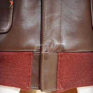 Chaqueta de Cuero para Hombre, Informal y para Uso al Aire Libre, con MOQ Bajo, Hecha de Cuero Vacuno, Teñida en Color Liso - Product Image 5