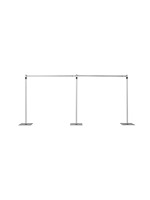 Support de toile de fond de mariage en aluminium 6082-T6 sur mesure, écologique, avec cadre réglable pour événements
