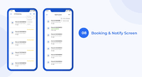 Android Mac Linux Compatible Courier Service Booking App Améliorez votre entreprise avec Internet Version Stock Produit