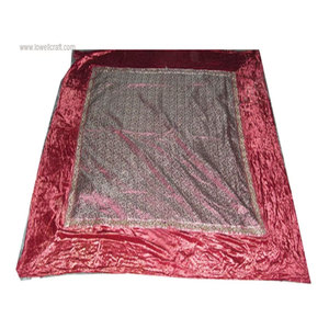 Nappe en soie Dupion, linge de table indien artisanal de luxe pour table à manger, salon, décoration d'occasion spéciale - Product Image 1