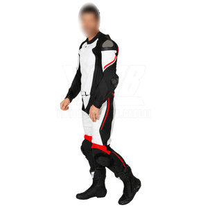 ชุดแข่งมอเตอร์ไซค์น้ำหนักเบาออกแบบได้ตามต้องการชุดหนังมอเตอร์ไซค์ - Product Image 3