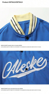 OEM High Quality Custom Embroidery Patches Stand Collar Wool Fabric Bomber <b>Jacket</b> <b>Men</b> Varsity Baseball Letterman <b>Jacket</b> Winter - Product Image 4