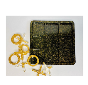 Tic Tac Toe en résine de qualité supérieure Jeux familiaux pour enfants XO Table Jouets éducatifs Cadeau parfait pour l'anniversaire Jeu Tic Tac Toe - Product Image 3