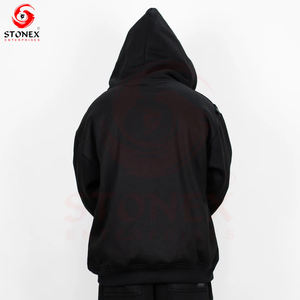 Chándales de hombre personalizados Sudadera con capucha elegante de talla grande con técnica de diamantes de imitación Ropa hecha a pedido - Product Image 4