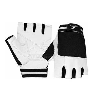 ถุงมือยางนีโอพรีนสำหรับออกกำลังกายถุงมือออกกำลังกายครึ่งนิ้วพร้อมแผ่นเจลป้องกันการฝึกยกน้ำหนักแบบมืออาชีพ - Product Image 2