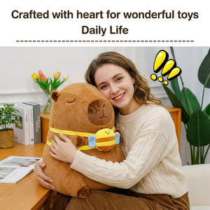 Aika Lindo Peluche de Capibara, Peluche Súper Suave de Algodón PP, Decoración <span class=keywords><strong>para</strong></span> Guardería, Regalo de Cumpleaños <span class=keywords><strong>para</strong></span> Niños - Product Image 2