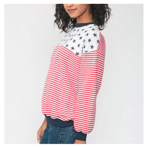 Sweat-shirt pour femme de style premium, imprimé lettres, coupe ample, marque privée, vente en gros, vêtements décontractés pour femme - Product Image 5