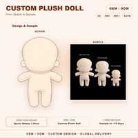 Poupée en peluche personnalisée CE CPC de 10 cm, jouet en peluche personnalisé Kpop Idol, dessin animé, votre propre design, usine OEM, vente en gros