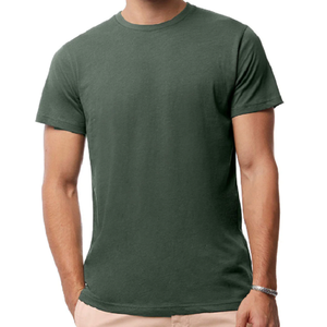 OEM Hombre Sólido en blanco de gran tamaño Ropa de hombre Logotipo personalizado Sólido Durable Gimnasio Deportes Entrenamiento Camiseta de moda Precio al por mayor - Product Image 3