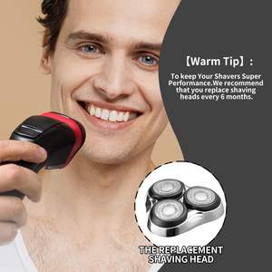 Paquete de 2 Cuchillas de Repuesto Plateadas para Afeitadora Rotativa, Cuchillas Triples para Uso Facial, Compatibilidad Universal - Product Image 2