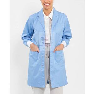 Bata de laboratorio médico Unisex 2025 para bata de laboratorio de algodón duradera de hospital - Product Image 6