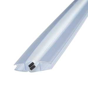 Juego de Cortinas de Ducha Transparentes de 4 mm con Cierre Magnético Universal para Mamparas - Product Image 1