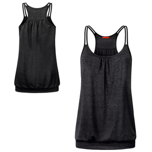 Casual Basic <b>Sleeveless</b> Crop <b>Tops</b> Femme Women Tank <b>Top</b> Round Neck Racerback Ribbed Tank <b>Top</b> - Product Image 4